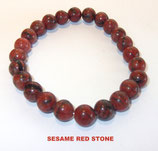 KS8SERE KOGELARMBAND SESAME REDSTONE SLOTJE
