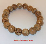 KS10JALA KOGELARMBAND JASPIS LANDSCHAP SLOTJE