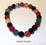 KR8AGKL KOGELARMBAND AGAAT KLEUR REK