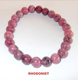 KS8RHOD KOGELARMBAND RHODONIET SLOTJE
