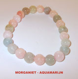 KR8MOAQ KOGELARMBAND MORGANIET-AQUAMARIJN REK