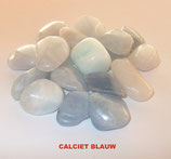 KNCABL100 KNUFFELSTENEN CALCIET BLAUW ZAKJE 100 GRAM