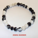 KR6ZEMA KOGELARMBAND ZEBRA MARMER REK