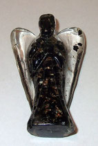 OEATOZWT ORGONITE KNUFFELENGEL 4.50 - 5.00 CM TOERMALIJN ZWART IN ZAKJE + LEGENDE
