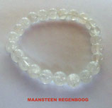 KR8MRAA KOGELARMBAND MAANSTEEN REGENBOOG AA REK