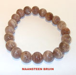 KH10MABR KOGELHANGER 10MM MAANSTEEN BRUIN - ORANJE 45 CM