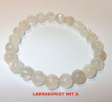 KR8LABRWI KOGELARMBAND LABRADORIET WIT A REK