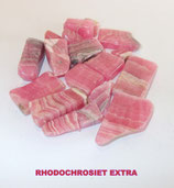 KNRHSX100 KNUFFELSTENEN RHODOCHROSIET EXTRA ZAKJE VAN 100 GRAM
