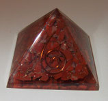 OP4JARO ORGONITE PYRAMIDE 4.00 - 4.50 CM IN DOOSJE MET LEGENDE