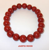 KH10JARO KOGELHANGER 10MM JASPIS ROOD 45 CM
