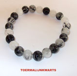 KR8TOKW KOGELARMBAND TOERMALIJNKWARTS REK