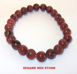 KH8SERE KOGELHANGER 8MM SESAME REDSTONE 45 CM