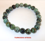 KH8TUAF KOGELHANGER 8MM TURKOOIS AFRIKA 45 CM
