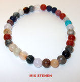 KR6MIST KOGELARMBAND MIX STENEN REK