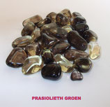 KNPRGR100 KNUFFELSTENEN PRASIOLIETH GROEN ZAKJE VAN 100 GRAM