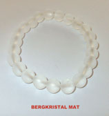 KR8BEMA KOGELARMBAND BERGKRISTAL MAT REK