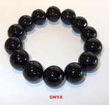 KS14ONYX KOGELARMBAND ONYX SLOTJE