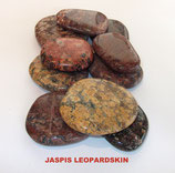 PLJALE¨PLATTE STENEN JASPIS LEOPARDSKIN ZAKJE 200 GRAM