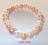 KR8PARO KOGELARMBAND PARELMOER ROZE REK