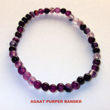 KS4APBA KOGELARMBAND AGAAT PURPER BANDED SLOTJE