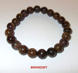 KR8BRON KOGELARMBAND BRONZIET REK