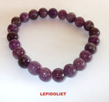 KR8LEPI KOGELARMBAND LEPIDOLIET REK