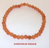 KS4AVOR KOGELARMBAND AVENTURIJN ORANJE SLOTJE