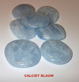 PLCABL PLATTE STENEN CALCIET BLAUW ZAKJE 200 GRAM