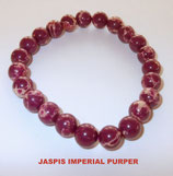 KH8JAIP KOGELHANGER 8MM JASPIS IMPERIAL PURPER 45 CM