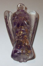 OEAAMET ORGONITE KNUFFELENGEL 4.50 - 5.00 CM AMETHIST IN ZAKJE + LEGENDE