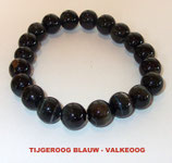 KH10TIBL KOGELHANGER 10MM TIJGEROOG BLAUW - VALKEOOG 45 CM
