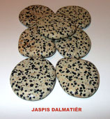 PLJADA PLATTE STENEN JASPIS DALMATIËR ZAKJE 200 GRAM