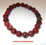 KR8JARE KOGELARMBAND JASPIS REGENBOOG REK