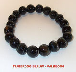 KR10TIBL KOGELARMBAND TIJGEROOG BLAUW - VALKEOOG REK