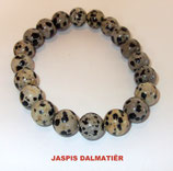 KR10JADA KOGELARMBAND JASPIS DALMATIËR REK