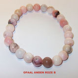 KR8OARB KOGELARMBAND OPAAL ANDEN ROZE B REK