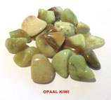 KNOPKI100 KNUFFELSTENEN OPAAL KIWI 100 GRAM