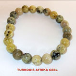 KR8TUGE KOGELARMBAND TURKOOIS GEEL REK