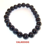 KR8TIBL KOGELARMBAND TIJGEROOG BLAUW-VALKEOOG REK