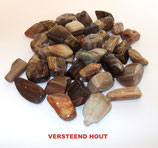 KNVEHO100 KNUFFELSTENEN VERSTEEND HOUT ZAKJE VAN 100 GRAM