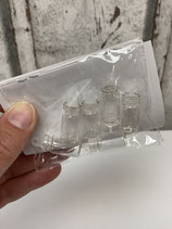 Mini Glas mit Kunststoffverschluss
