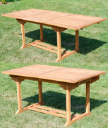 Tavolo allungabile in TEAK XXL 150/210x90cm JAV-SABA