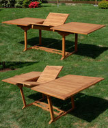 Tavolo allungabile in TEAK XXL 180/240x100cm TOBAGO240