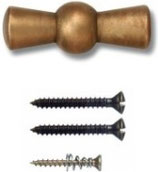 Manopola ottone antico