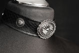 Kunstleder Halsband mit Conchos #16