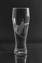 Bierglas "Snowboard"