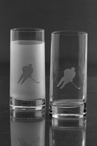 Trinkglas "Eishockey"