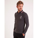 POLO ML JERSEY AD NOIR CHINE