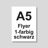 Flyer A5 1-farbig schwarz