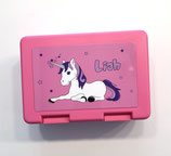 Znünibox Einhorn liegend MIT NAME